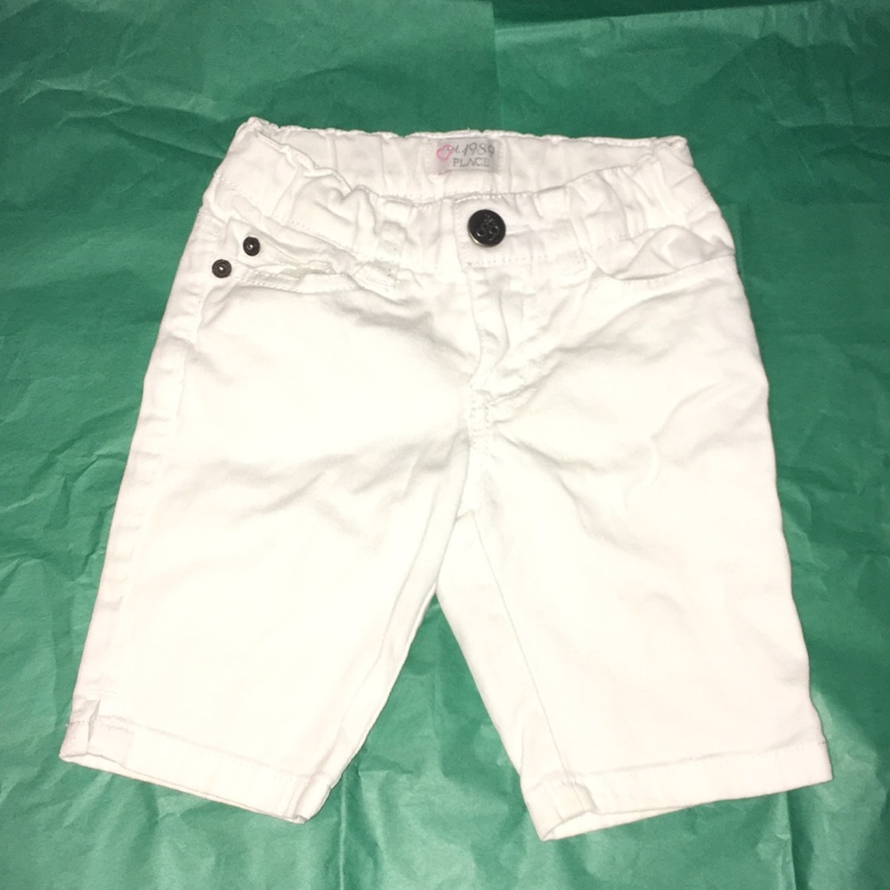 Kids White Shorts